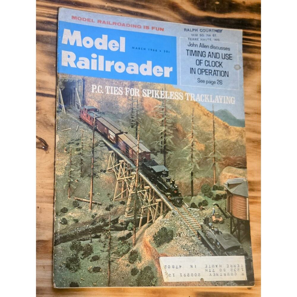Vintage Train Journal Magazines Lot of 18 1966 1967 1968 1969 Model Railroader - Picture 5 of 16